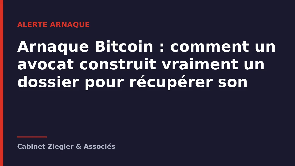 Arnaque Bitcoin