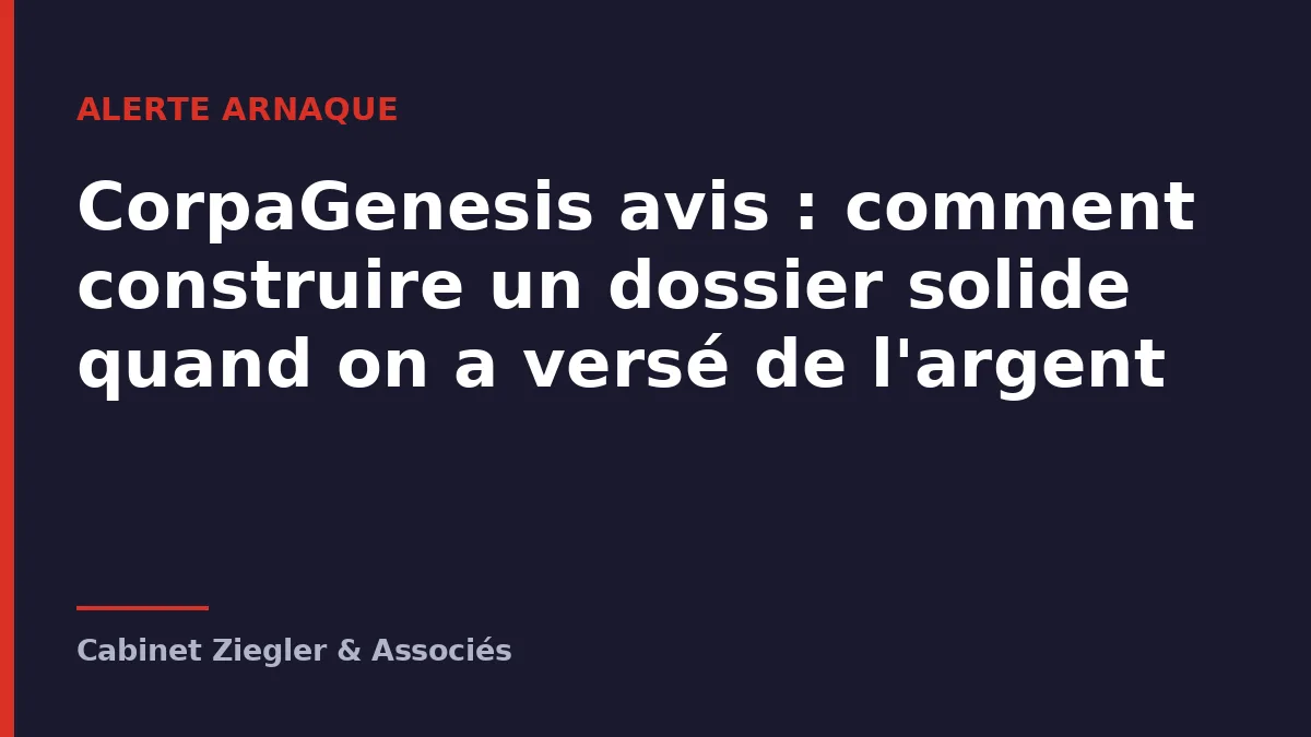 CorpaGenesis avis