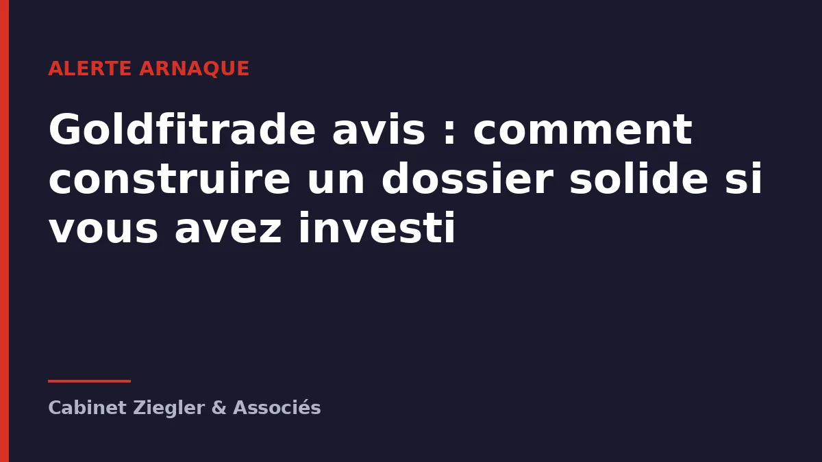 Goldfitrade avis