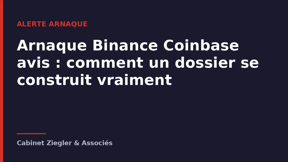 Arnaque Binance Coinbase avis