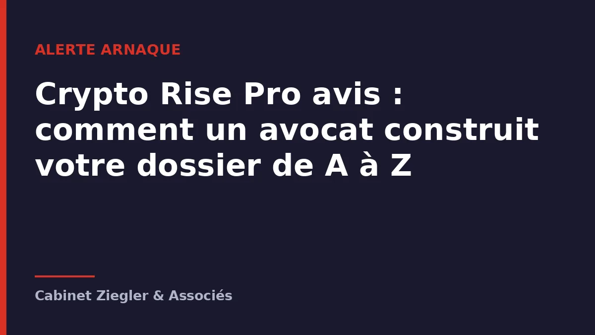 Crypto Rise Pro avis