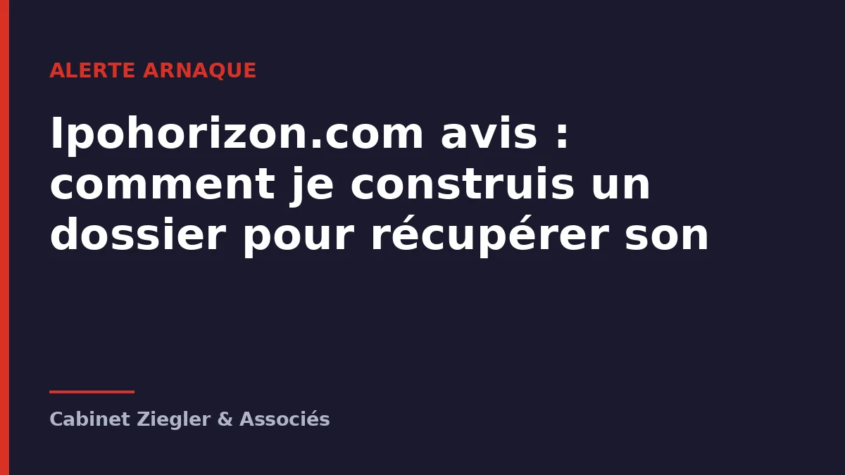 Ipohorizon.com avis
