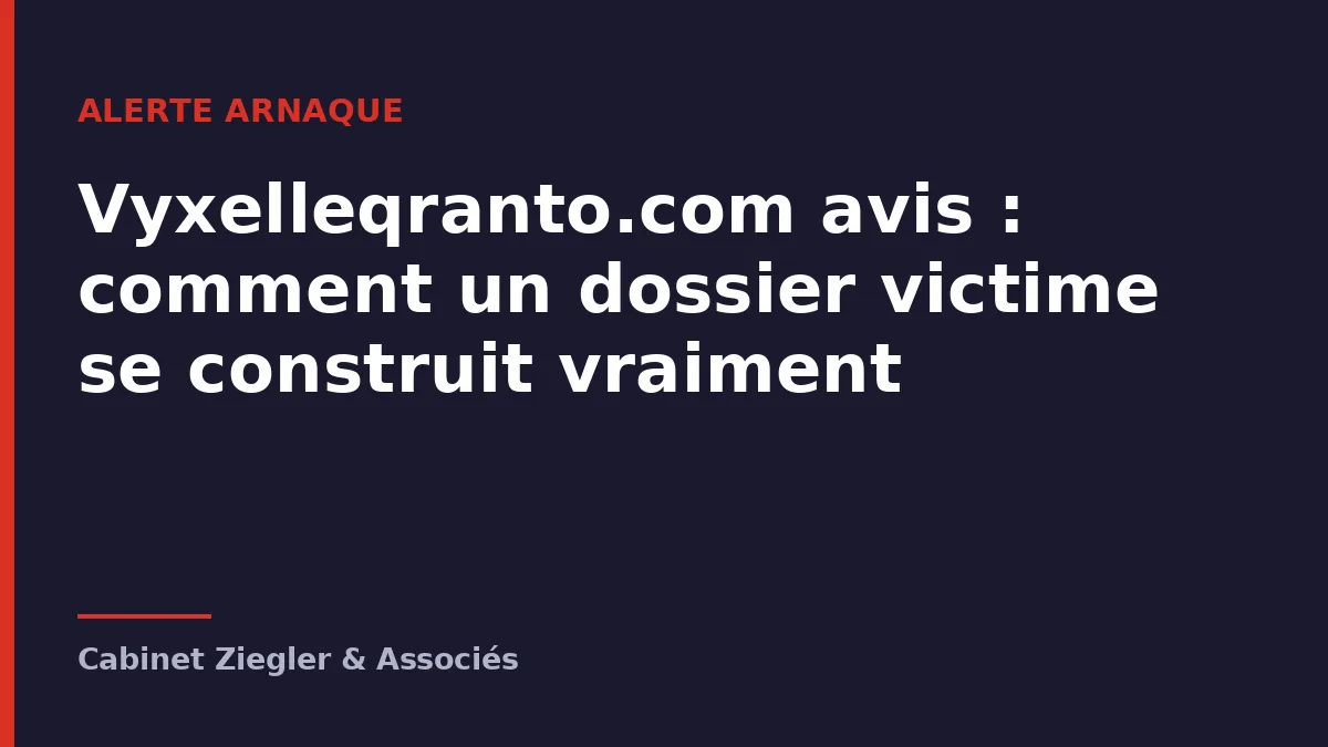 Vyxelleqranto.com avis